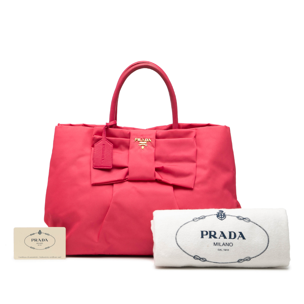 Pre-Loved Prada Tessuto Fiocco Bow Tote - Picture 7 of 7